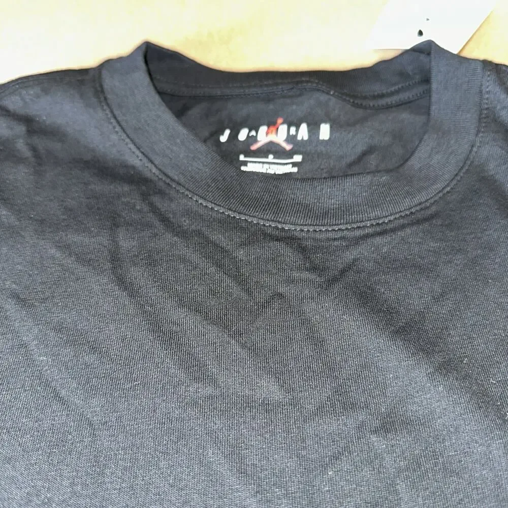 JORDAN X Nike Men’s T Black Dual Logo Size Small Rare